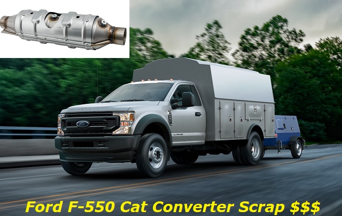Ford F550 cat converter scrap price